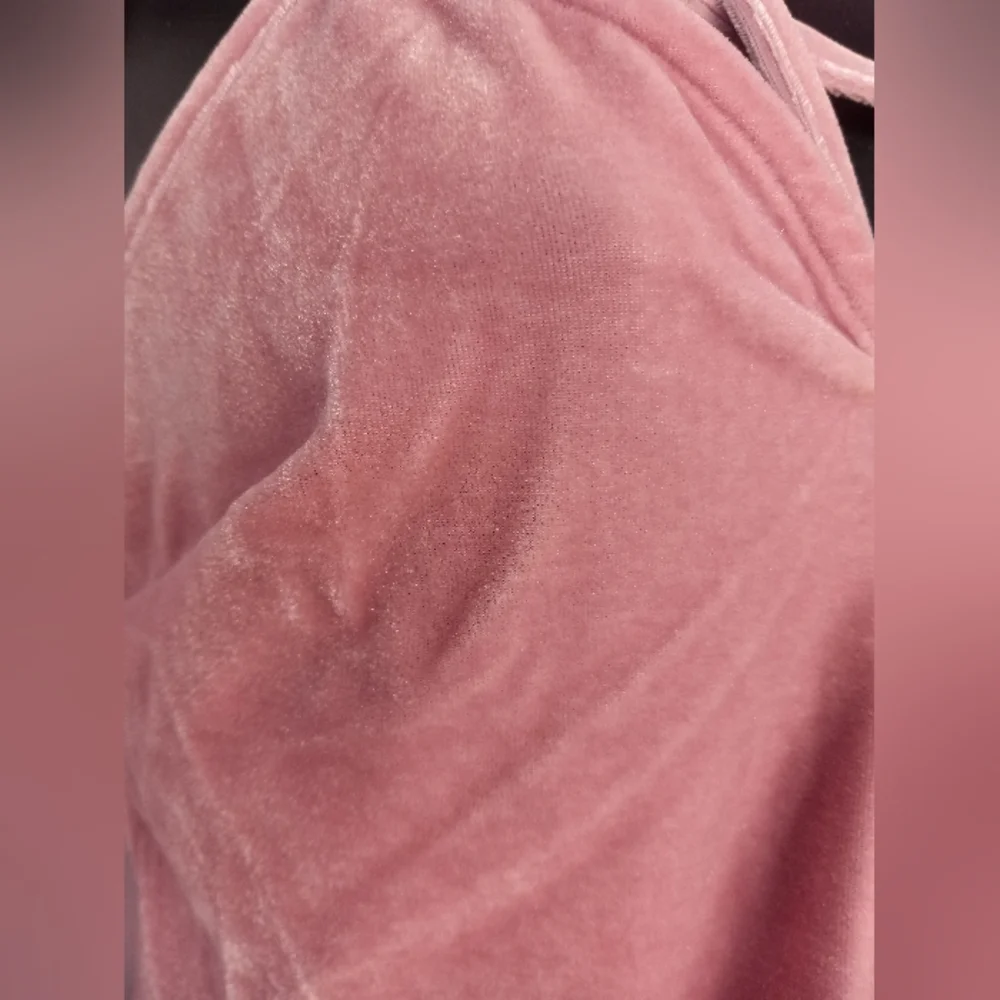 Killstar velvet soft pink pentagram strappy crop tank top! Nwt! - Picture 3 of 5